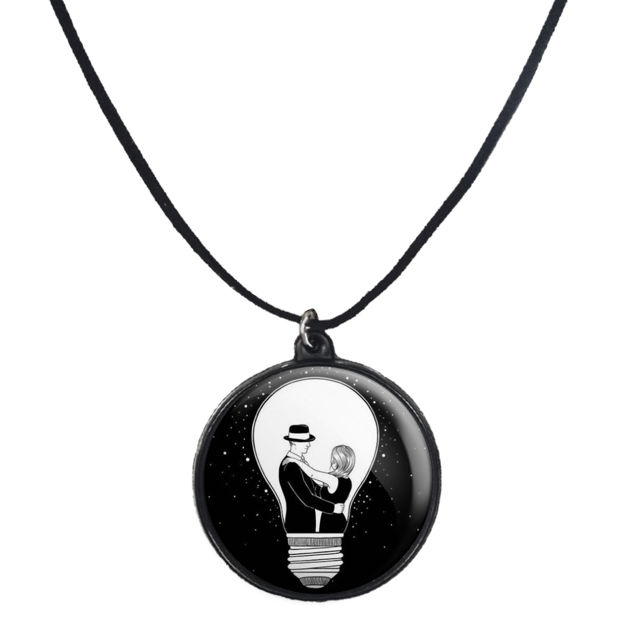 گردنبند پرمانه طرح عاشقانه کد pmb.5454 مدل دو طرفه