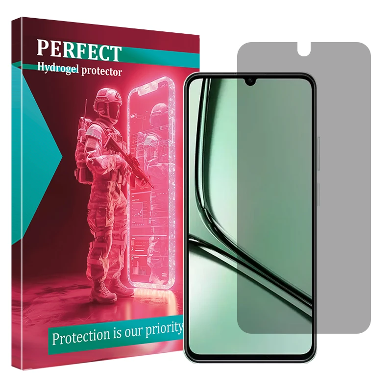 محافظ صفحه نمایش حریم شخصی پرفکت مدل Tough مناسب برای گوشی موبایل ریلمی Note 60X