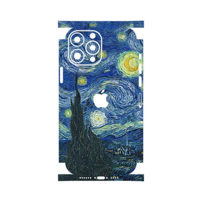 برچسب پوششی ماهوت مدل The Starry Night of van Gogh-FullSkin مناسب برای گوشی موبایل اپل iPhone 13 Pro Max