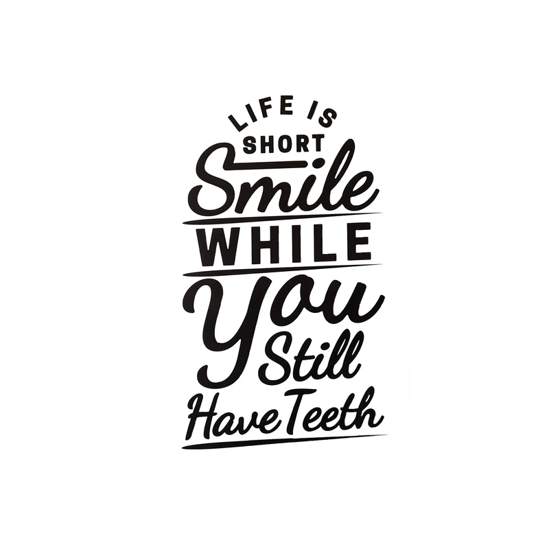 استیکر پارچه و لباس مدل smile