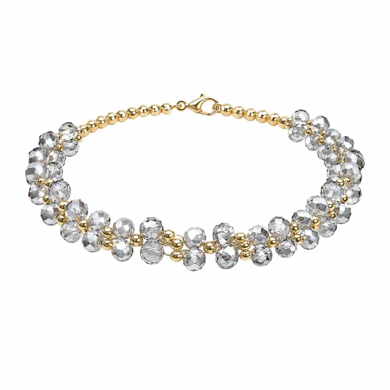 دستبند دخترانه مدل منجوق کد 006