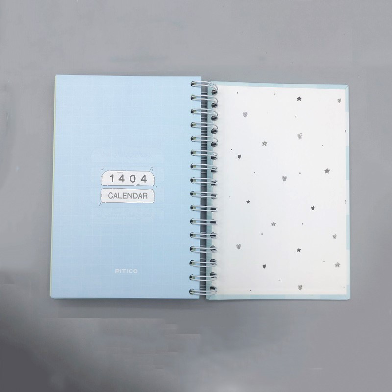 سالنامه سال 1404 پیتیکو مدل رقعی طرح پاستلی