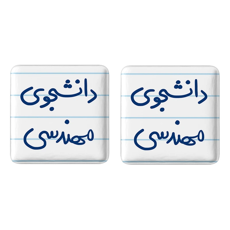 مگنت خندالو مدل دانشجوی مهندسی کد 6634 مجموعه 2 عددی