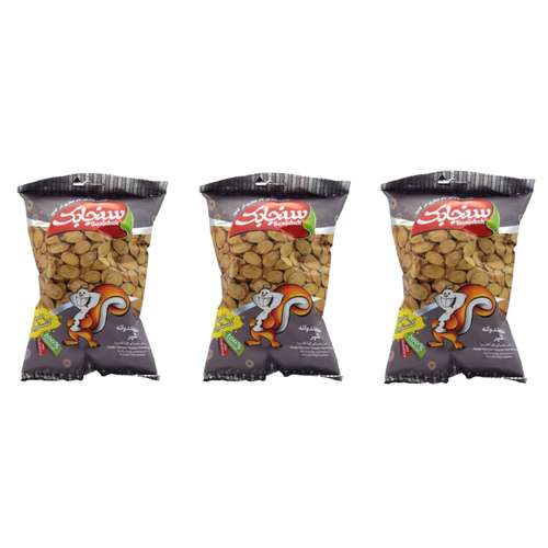 تخمه هندوانه با طعم گلپر سنجابک - 105 گرم بسته 3 عددی