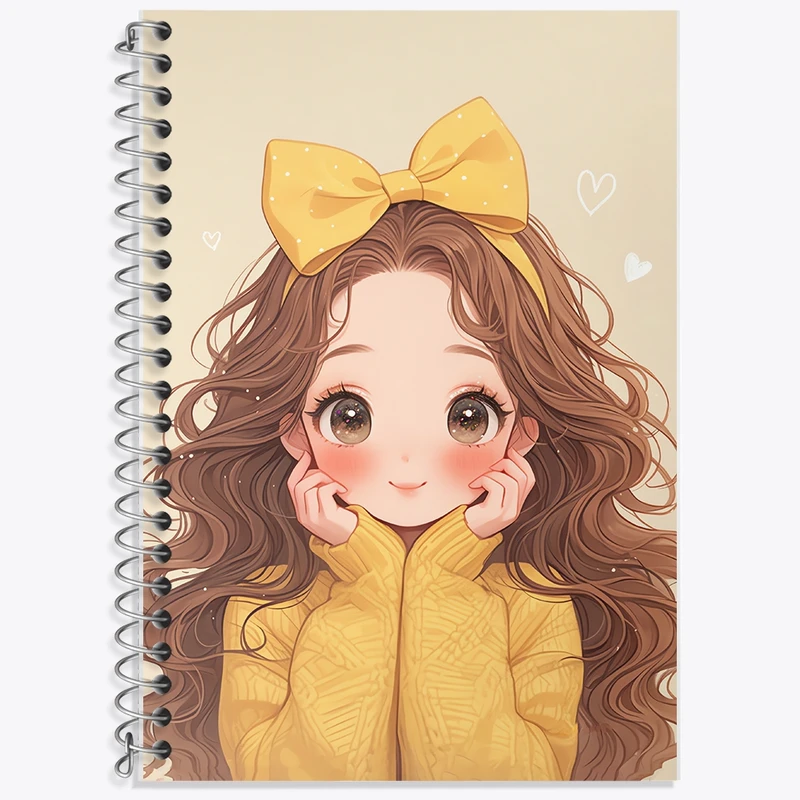 دفتر لغت 50 برگ خندالو طرح دخترانه کد F2283