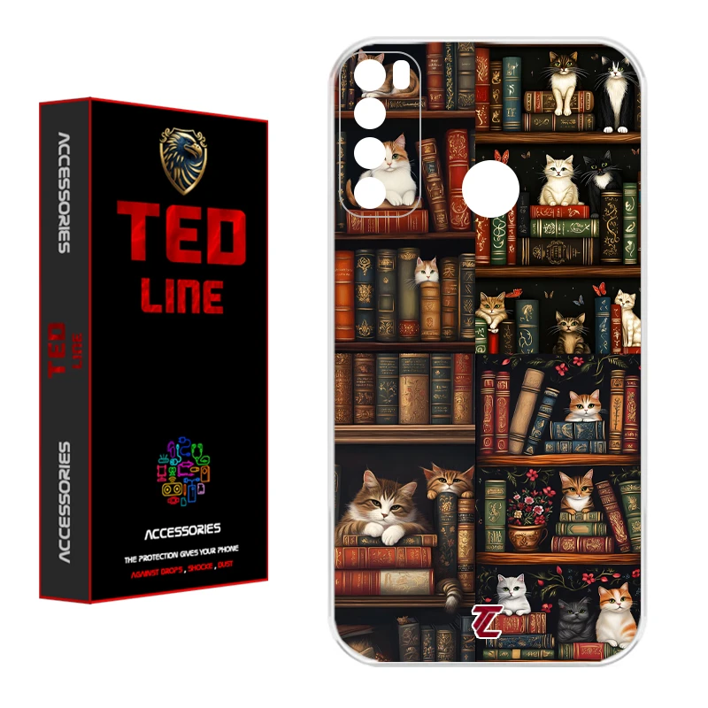 کاور تدلاین طرح گربه کد 1188 مناسب برای گوشی موبایل شیائومی Redmi Note 8