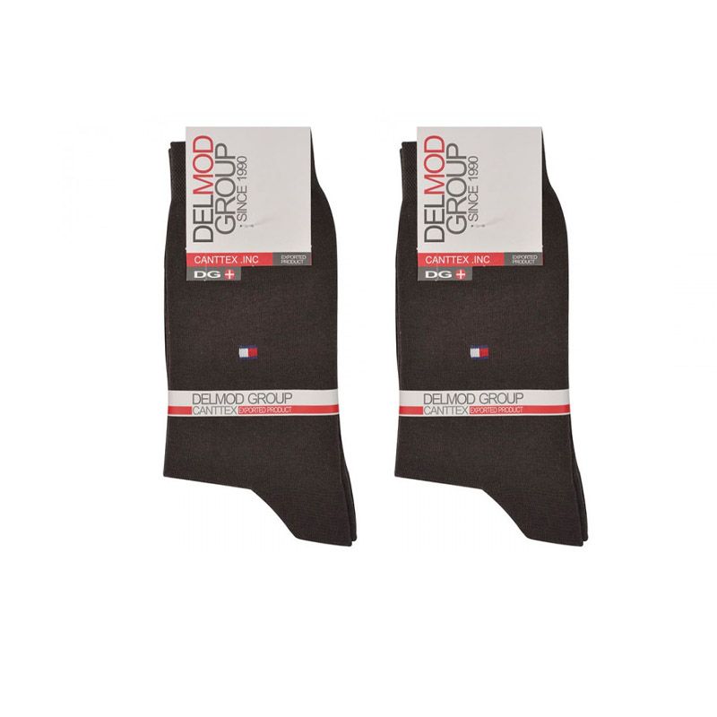 جوراب ساق بلند مردانه دل مد گروپ مدل 249021608 بسته دو عددی
