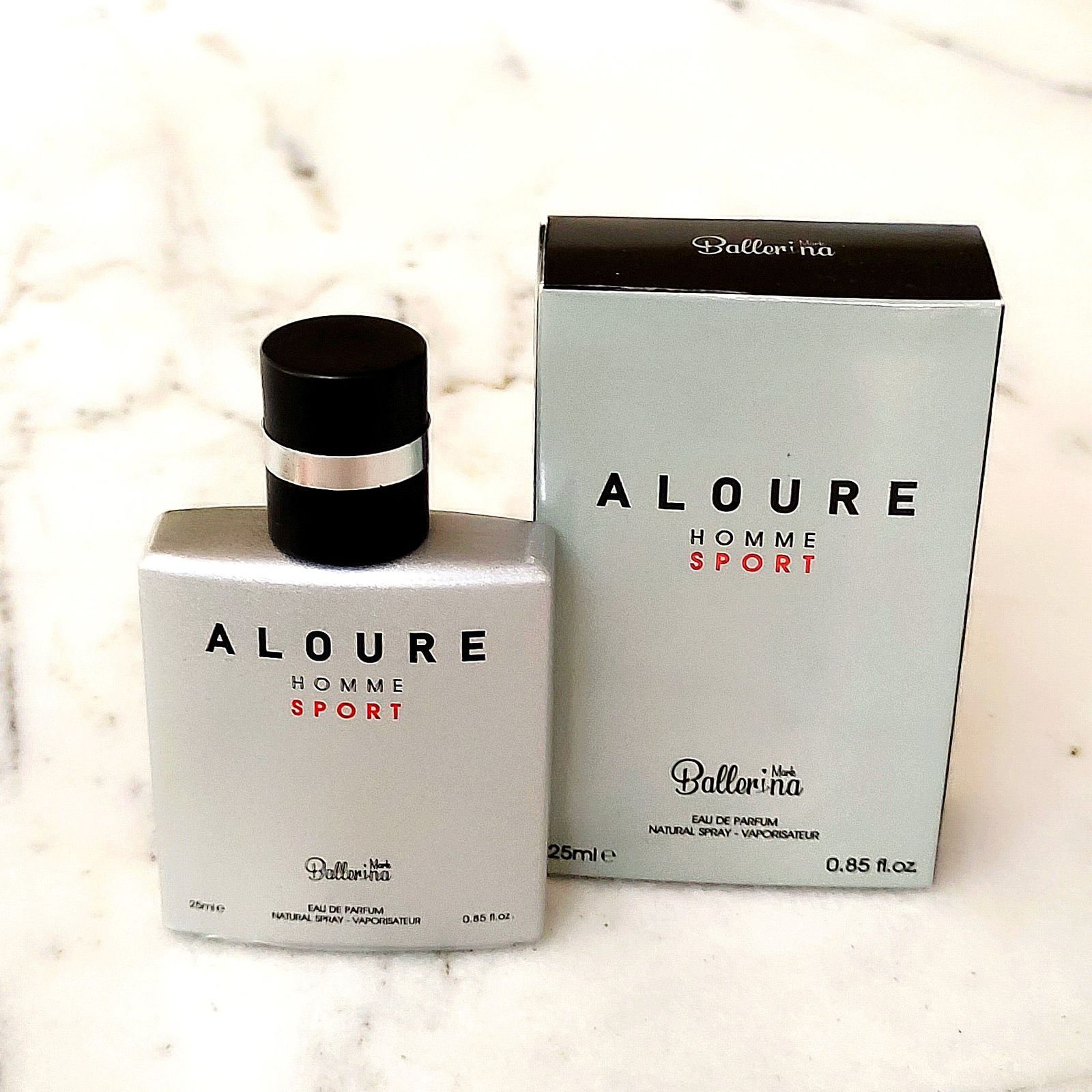 عطر جیبی مردانه بالرینا مدل ALOURE SPORT حجم 25 میلی لیتر -  - 2