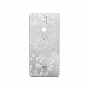 MAHOOT Silver-Wildflower Cover Sticker for BlackBerry Evolve