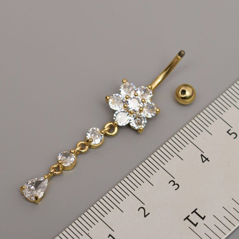 پیرسینگ ناف زنانه پایتخت مدل PS215_A2 پیرسینگ ناف زنانه پایتخت مدل PS215_A2