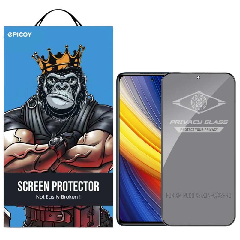 محافظ صفحه نمایش حریم شخصی اپیکوی مدل PvSight مناسب برای گوشی موبایل شیائومی Poco X3/ X3 NFC/ X3 Pro