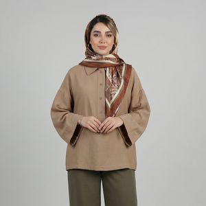 بلوز آستین بلند یقه برگردان زنانه توریور مدل 4040134