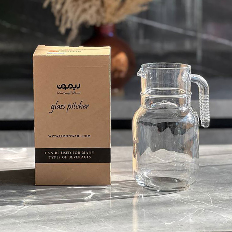 پارچ لیمون مدل شیشه ای 1.5