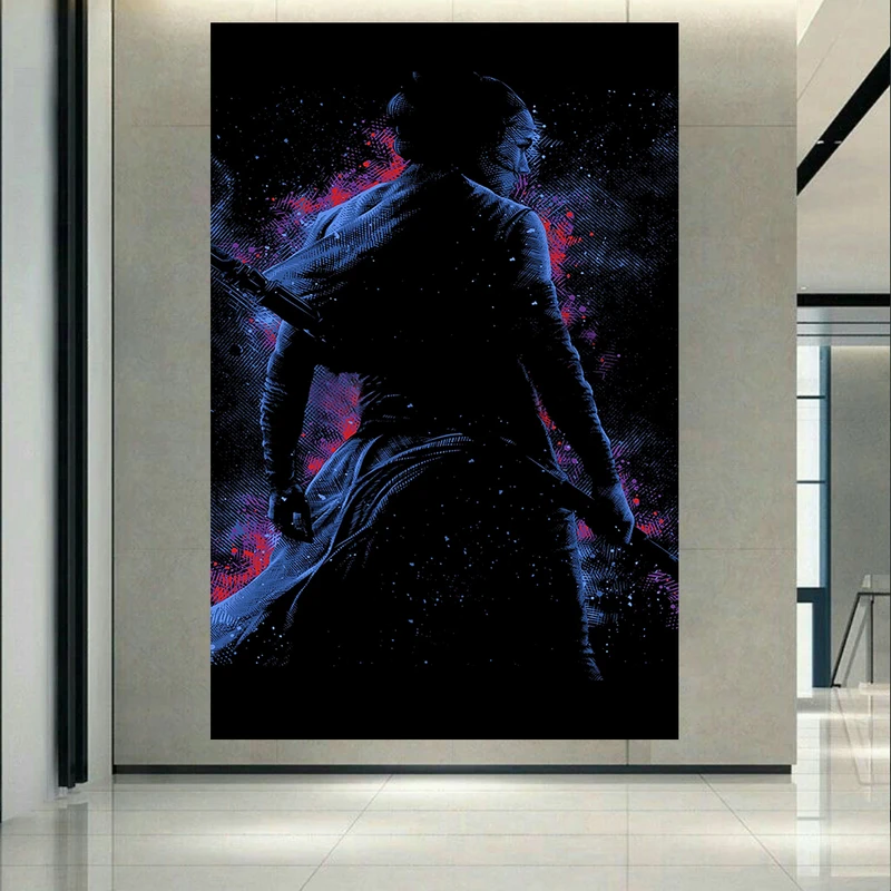 تابلو بوم طرح سامورایی مدل Art کد AR8190