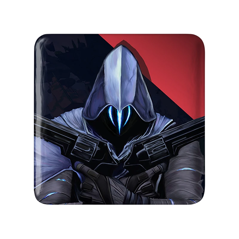 پیکسل خندالو طرح بازی ولورانت (Valorant) مدل مربعی کد 33094