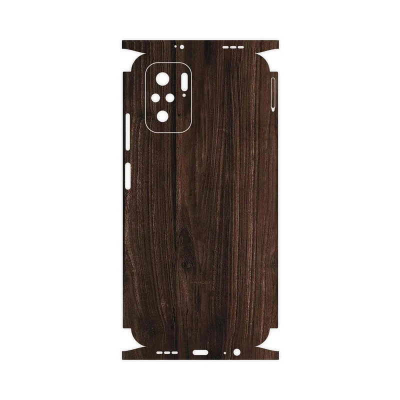 برچسب پوششی ماهوت مدل Dark_Walnut_Wood-FullSkin مناسب برای گوشی موبایل شیائومی Poco M5s