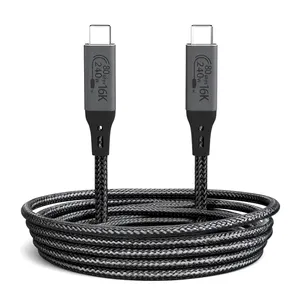 Nibiwa charging and data cable model USB4v2ThunderBolt5 