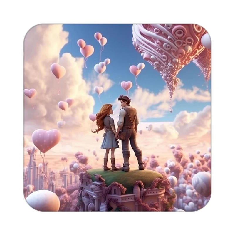 زیر لیوانی کاکتی مدل عاشقانه کد mp11673