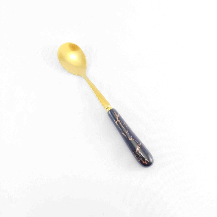 قاشق مربا خوری مدل ماربل بسته 6 عددی