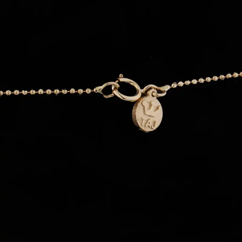 گردنبند طلا 18 عیار زنانه تاج مدل G375