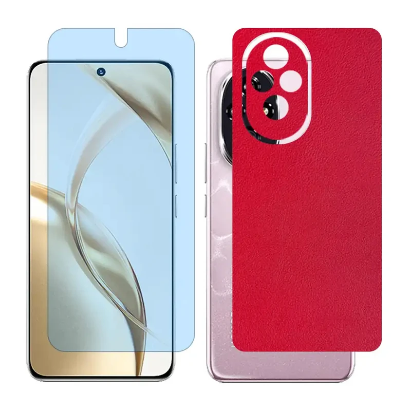 محافظ صفحه نمایش آنتی بلو گلس مدل Together مناسب برای گوشی موبایل آنر 200 / Honor 200 به همراه برچسب پوششی پشت گوشی