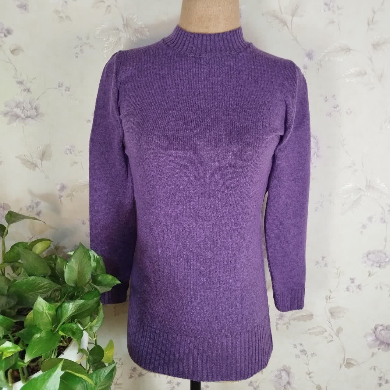 تونیک بافت زنانه مدل 003 رنگ بنفش