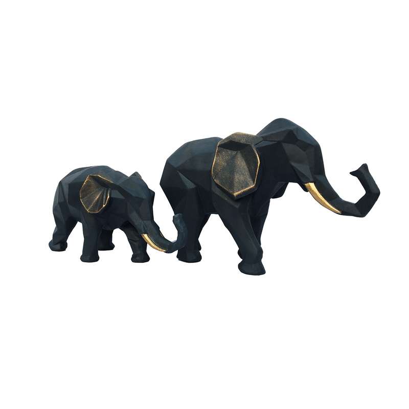 مجسمه مدل فیل مجموعه 2 عددی