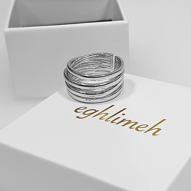 انگشتر نقره زنانه اقلیمه کد AN62