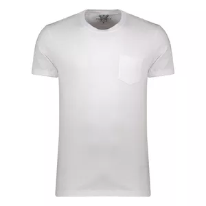 تی شرت آستین کوتاه مردانه پاتن جامه مدل 131621020106000 رنگ سفید