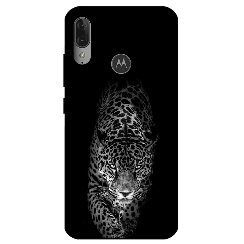 کاور مگافون طرح پلنگ مدل 1879 مناسب برای گوشی موبایل موتورولا Moto E6 Plus