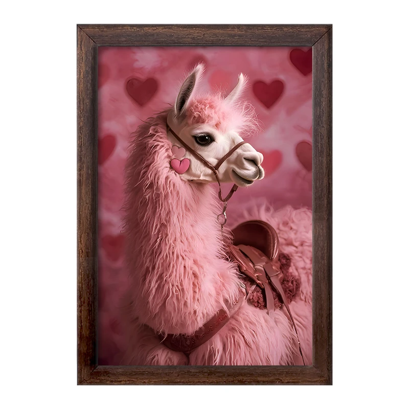 تابلو خندالو طرح لاما کد F9937