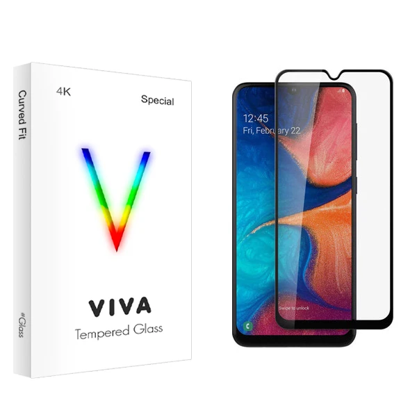 محافظ صفحه نمایش ویوا مدل 4K مناسب برای گوشی موبایل سامسونگ Galaxy A20