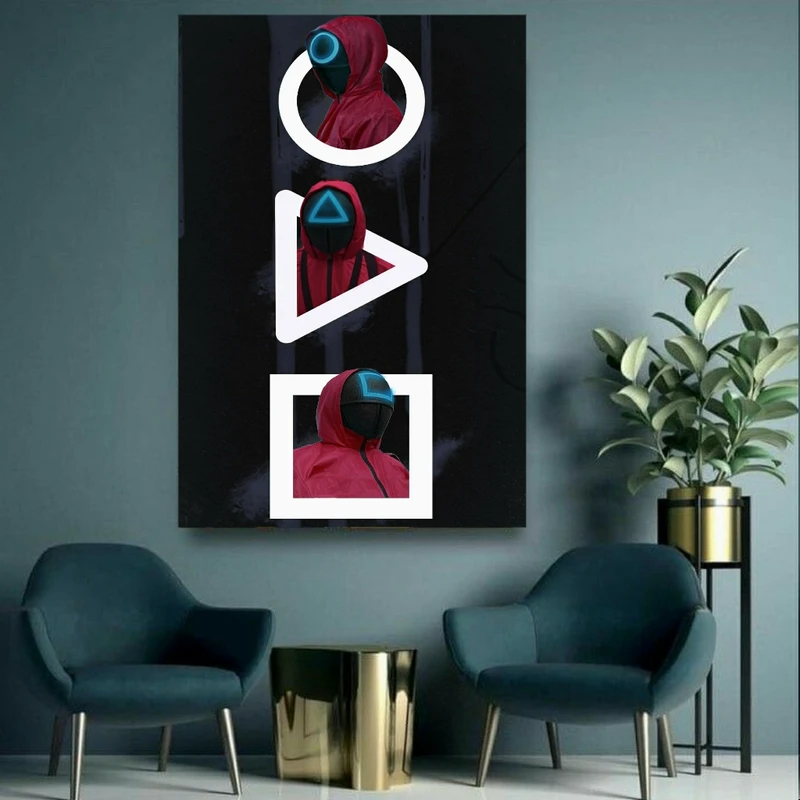 تابلو بوم طرح مانی هیست خانه کاغذی مدل SDB2730