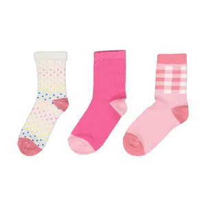 جوراب ساق بلند دخترانه ال سی وایکیکی مدل W175517Z4-KOO-MIXYARNDYED بسته 3 عددی