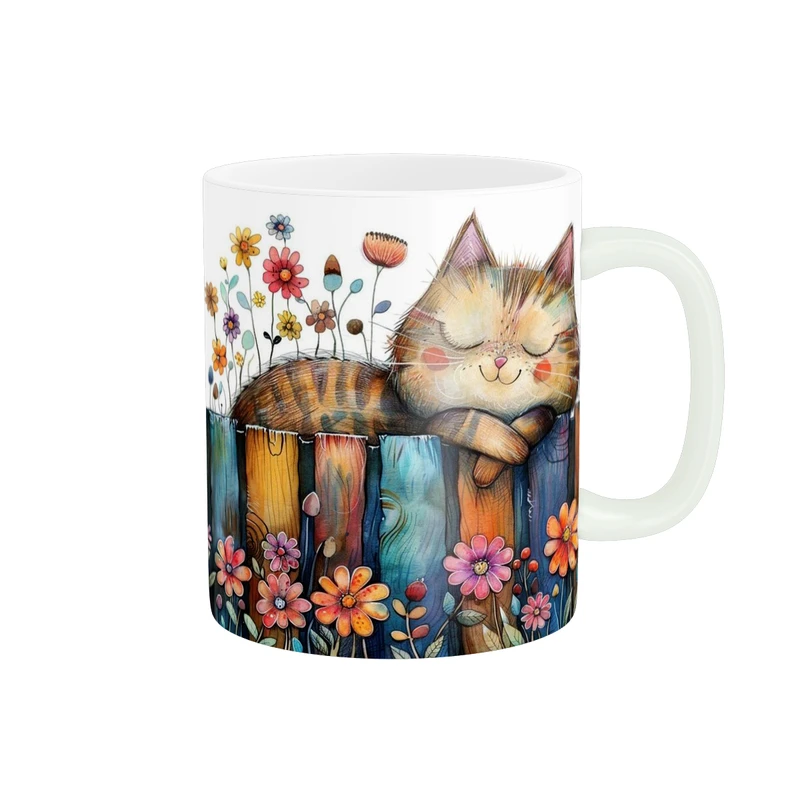 ماگ پاد آفرین طرح گربه کد 5633