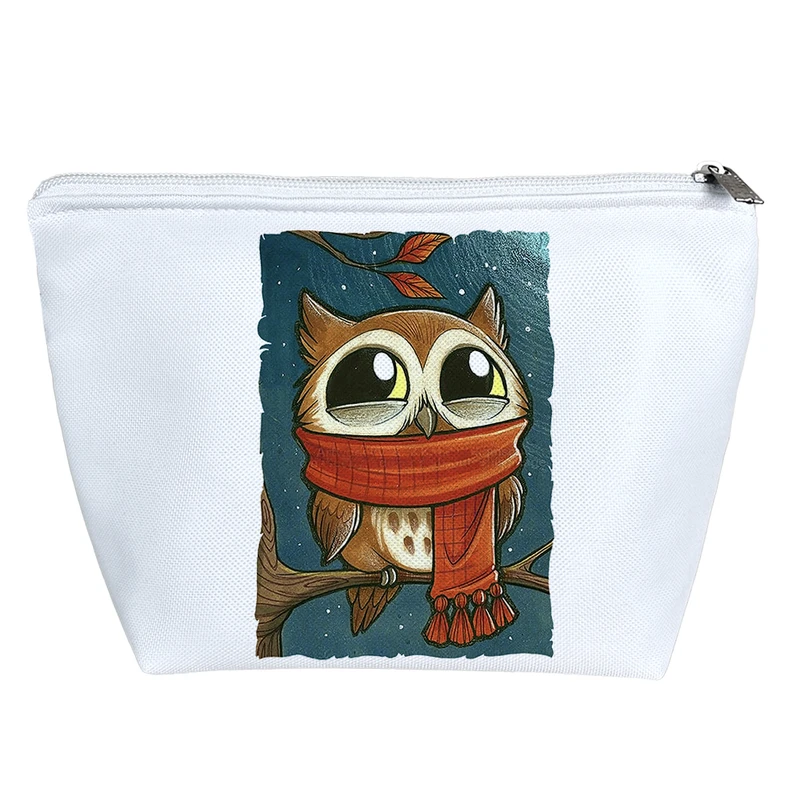 کیف لوازم آرایش دخترانه خندالو مدل جغد کد 449