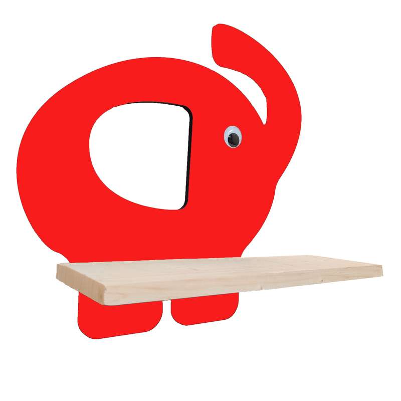 شلف دیواری اتاق کودک مدل فیل کد 03