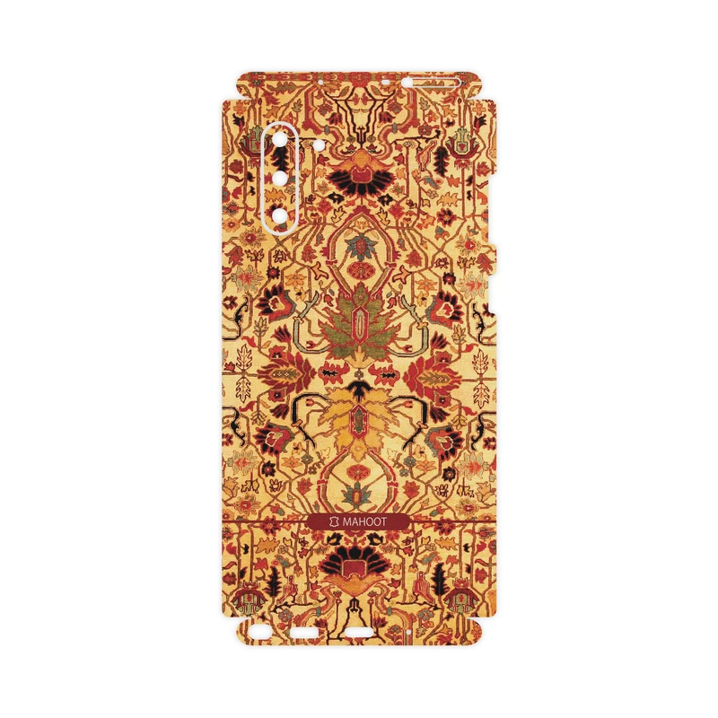 برچسب پوششی ماهوت مدل Full skin-Persian-Carpet-Yellow مناسب برای گوشی موبایل سامسونگ Galaxy Note10