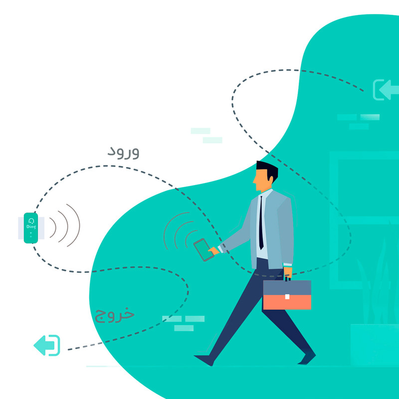 دستگاه حضور و غیاب دینگ مدل Infinity-50 User