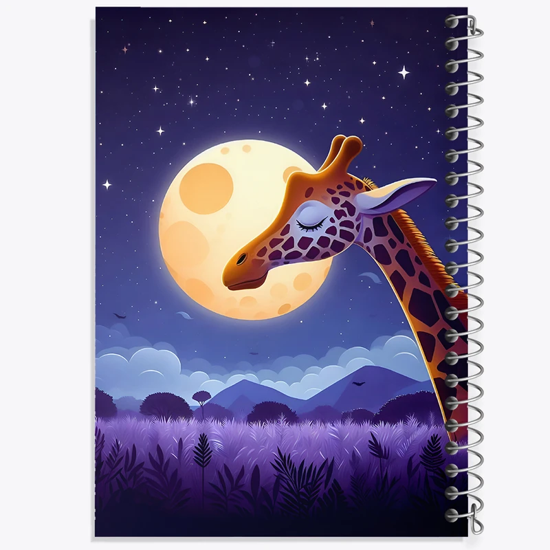 دفتر نقاشی 50 برگ خندالو طرح زرافه  کد F6224