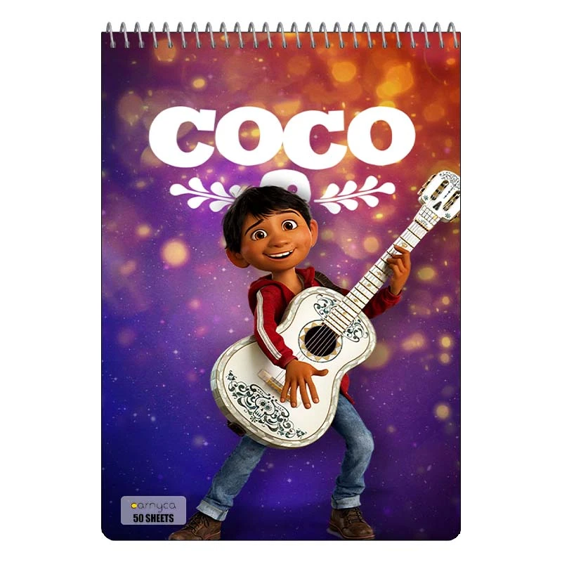 دفتر نقاشی 50 برگ سیمی کارنیکا طرح کوکو Coco کد 73783
