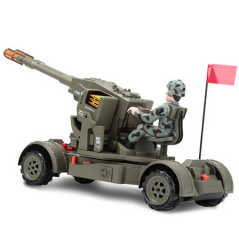 اسباب بازی جنگی مدل تانک ضد هوایی کنترلی شارژی