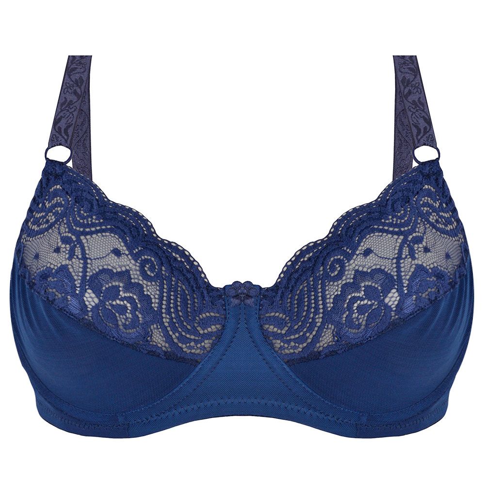 سوتین زنانه دکسونری مدل 340018214 گیپور رنگ سرمه ای -  - 1