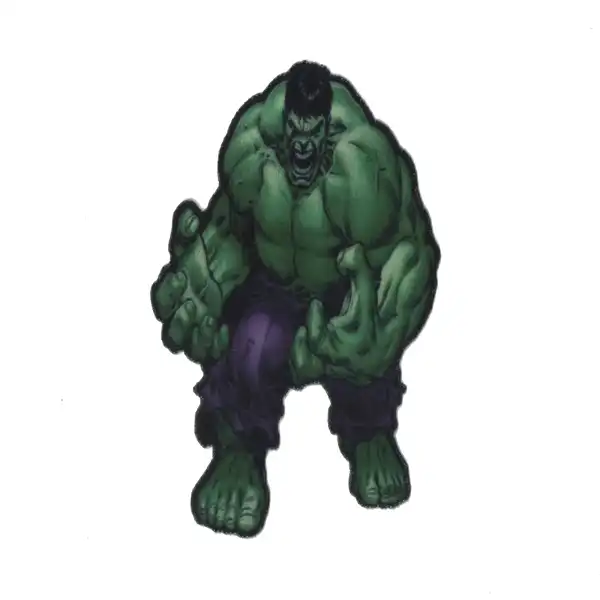 استیکر پارچه و لباس مدل هالک