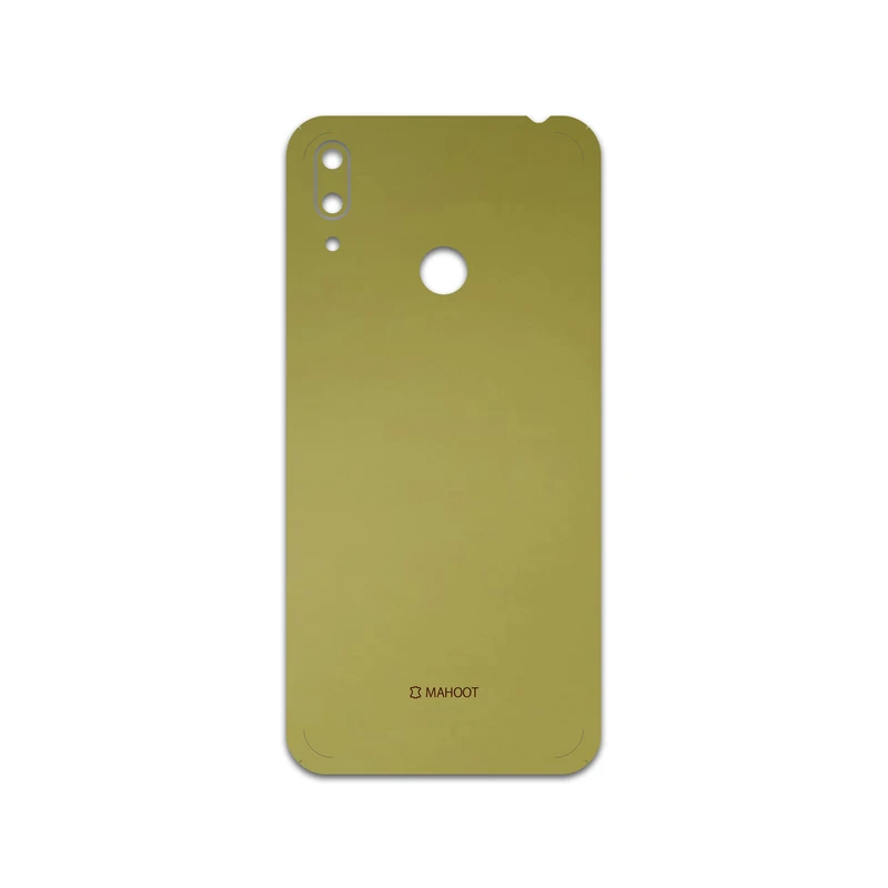 برچسب پوششی ماهوت مدل Matte-Gold مناسب برای گوشی موبایل هوآوی Y7 Prime 2019