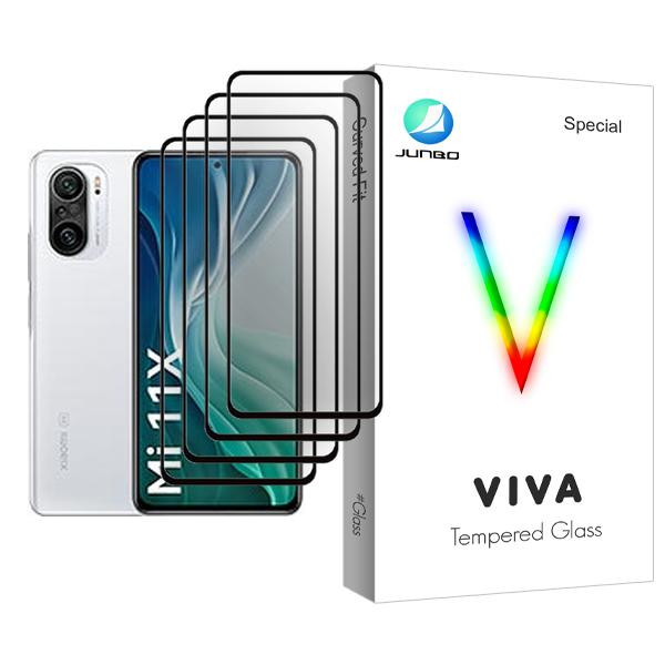 محافظ صفحه نمایش جانبو مدل Viva Glass MIX004 مناسب برای گوشی موبایل شیائومی Mi 11X بسته چهار عددی