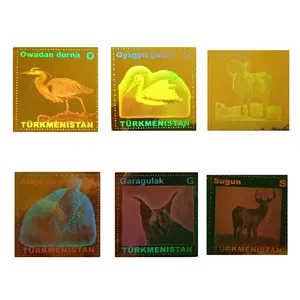 تمبر یادگاری مدل هولوگرام مجموعه 6 عددی