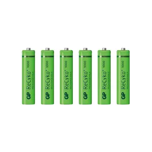 باتری نیم قلمی قابل شارژ جی پی مدل ReCyko Plus 950 بسته 6 عددی