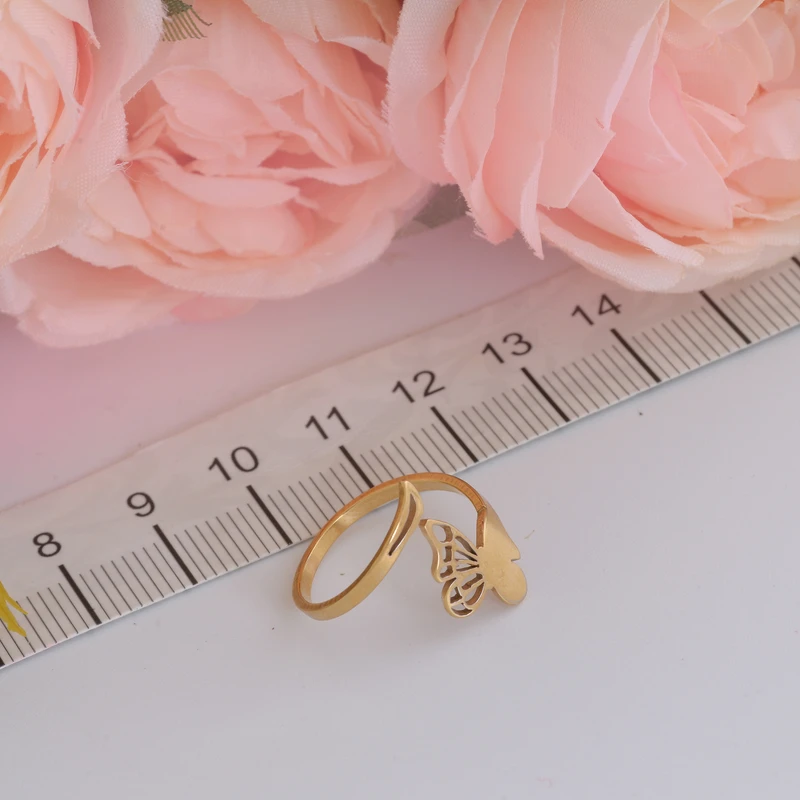 عکس شماره 4 : انگشتر زنانه ماصرم مدل پروانه کد ri1414