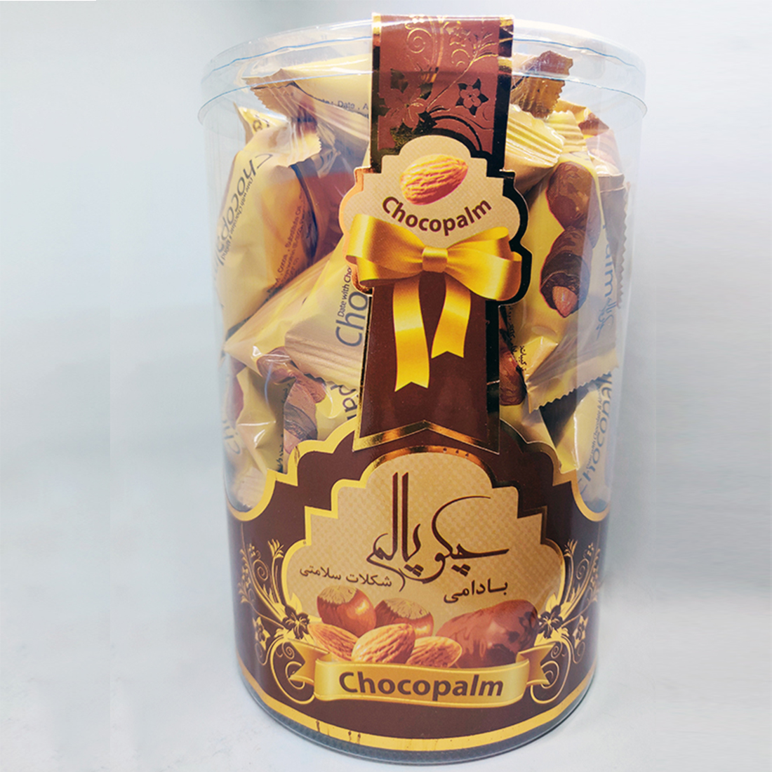 خرمای شکلاتی با مغز بادام چکوپالم - 350 گرم